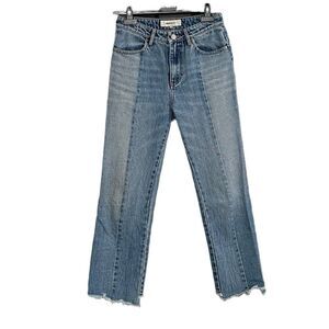 MISS SIXTY High Rise Straight Leg Denim Jeans Blue 24